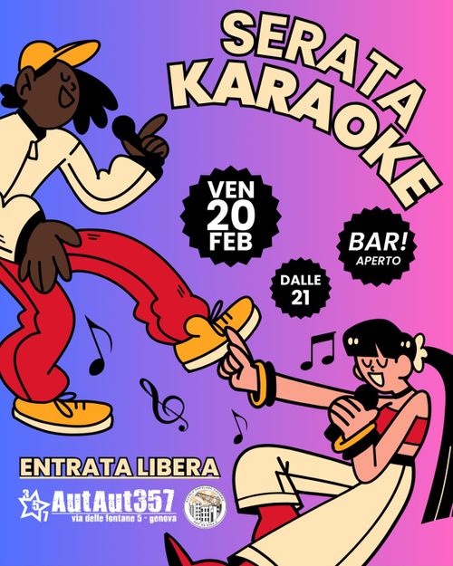 Serata karaoke benefit