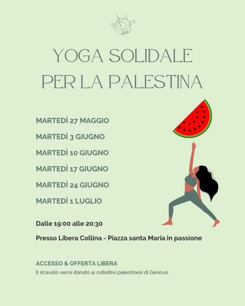 Yoga solidale per la Palestina
