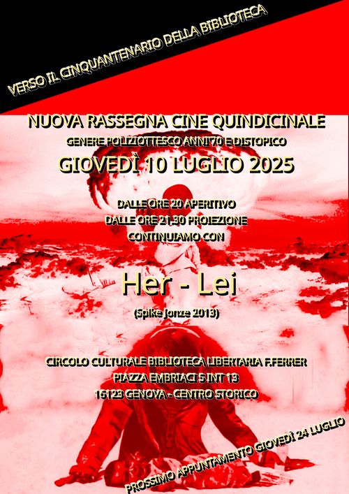 Rassegna cinematografica quindicinale