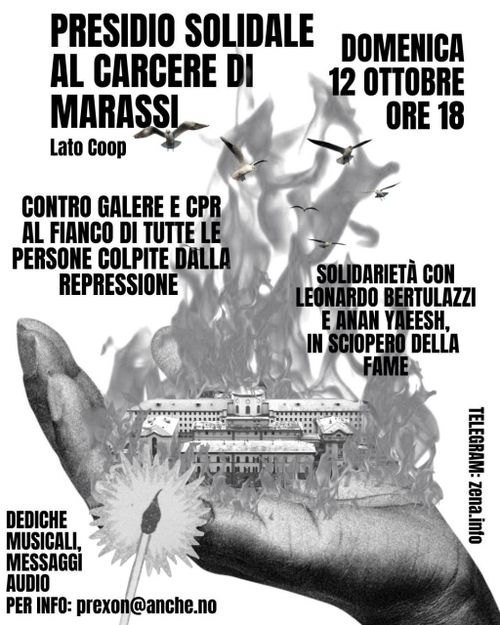 Presidio solidale al carcere di Marassi